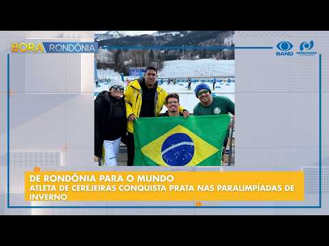 DE RONDÔNIA PARA O MUNDO - ATLETA DE CEREJEIRAS CONQUISTA PRATA NAS PARALIMPÍADAS DE INVERNO