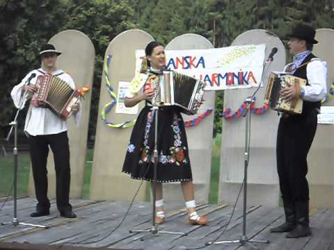 Turčianska harmonika 2013 Milan Majerčík , Aďka Kerhátová a Martin Bačiak