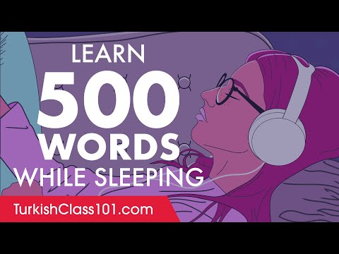 Turkish Conversation: Learn while you Sleep with 500 words