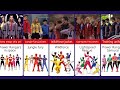Evolution Of Power Rangers CIVILIAN UNIFORMS