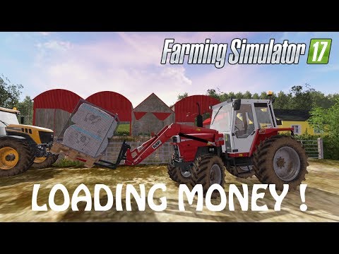 LOADING PALLETS OF MONEY in Farming Simulator 2017 | IT'S LIKE A MONEY MACHINE | PS4 | Xbox One