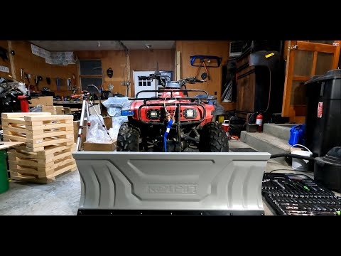 Honda Fourtrax 300 4x4 Winch and Plow Install