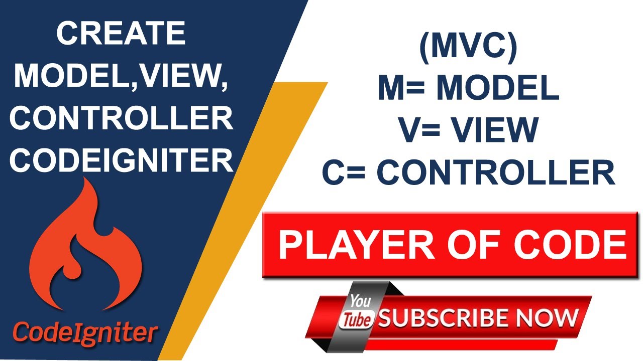 Create Model View Controller || CodeIgniter Tutorial 2020 || CodeIgniter Tutorial for Beginners