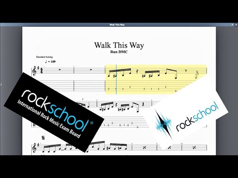 Walk This way Rockschool Grade 7 Guitar