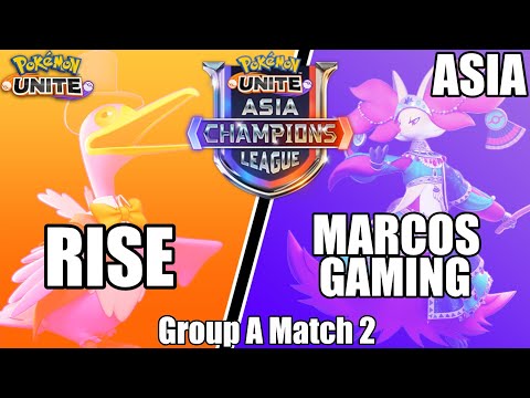 Rise vs Marcos Gaming - Asia Champions League Finals Group A Match 2 - Pokemon Unite Tournament