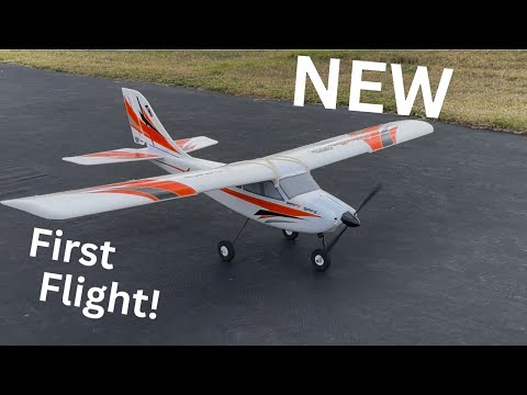 The First Flight with my NEW E-Flite Apprentice 1.5 with SAFE