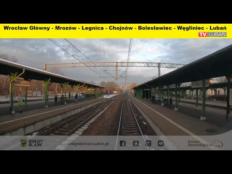 Wirtualna podróż pociągiem z Wrocławia do Lubania