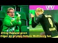 Wolfsburg Fan REACTION to Erling Haaland GOAL Celebration