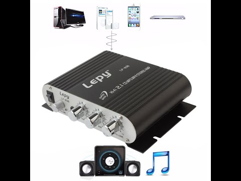 Original Lepy LP - 838 Car Channel Amplifier Stereo Subwoofer Audio Accessory