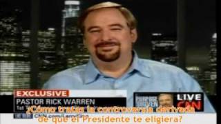 Rick Warren avergonzado del evangelio