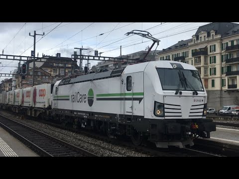 [FR/DE] Trafic ferroviaire/Bahnverkehr Ins + Neuchâtel - 16.02.2018 - Transports Publics Suisses