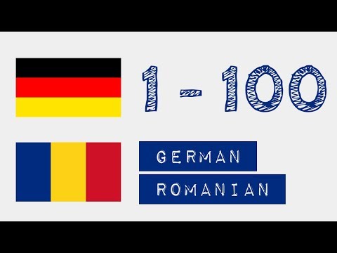 Numbers from 1 to 100 - German - Romanian