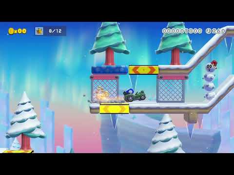 dont move ... automatic level by unäD 2 🍄 Super Mario Maker 2 #amz