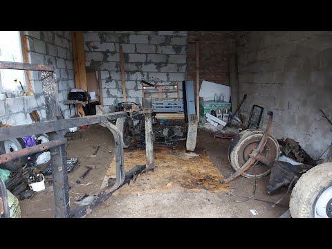 Rama Żuka przygotowana do piaskowania☆Remont żuka część 4☆