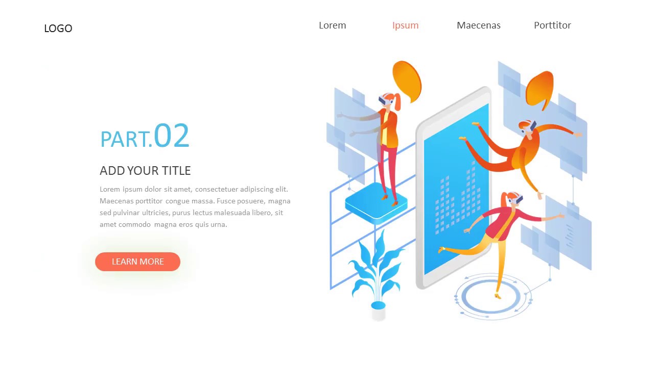 Creative AI technology design PowerPoint