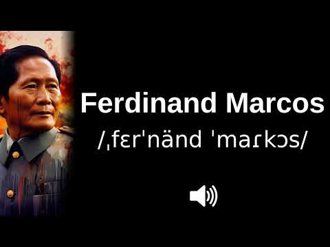 🇵🇭 How to pronounce Ferdinand Marcos (CORRECTLY!)