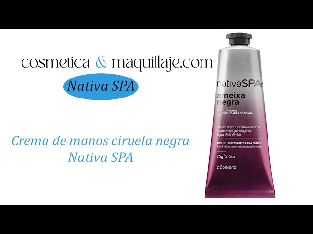 Vídeo relacionado con O Boticário Nativa SPA Ciruela Dorada Crema Hidratante Corporal Perfumada Loción Para El Cuerpo Nutre Profundamente Piel Radiante Producción Natural de Colágeno Vegan 400ml