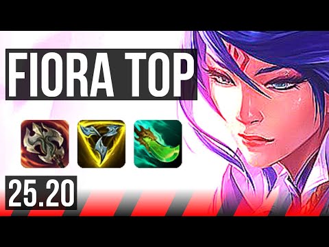 FIORA vs VOLIBEAR (TOP) | 8 solo kills, 12/3/3, Dominating | EUW Master | 25.20