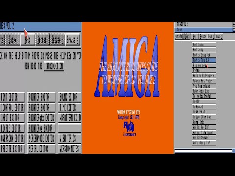 AMIGA The Absolute Beginners Guide to Workbench 3 0 Volume 2 Steve Bye 1995 F1 Licenceware LW KS2 0