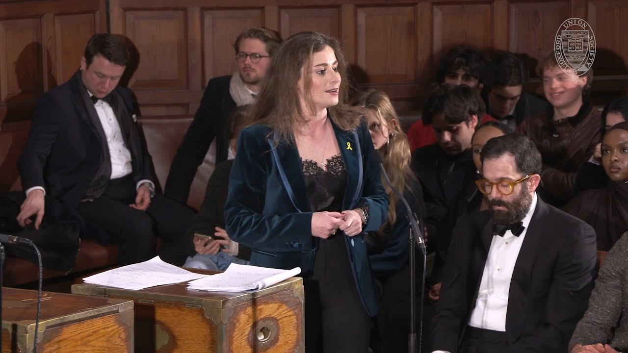 Natasha Hausdorff in the Oxford Union debate on Israel on 28/11/2024