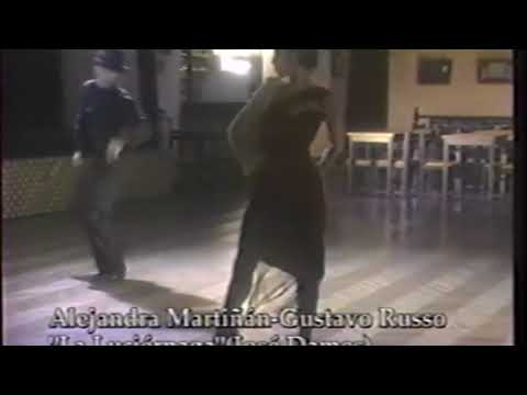 Milonga LA LUCIERNAGA bailan Alejandra Mantiñan y Gustavo Russo en Buenos Aires