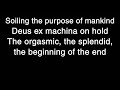 Meshuggah - I Remastered with Lyrics [HQ]