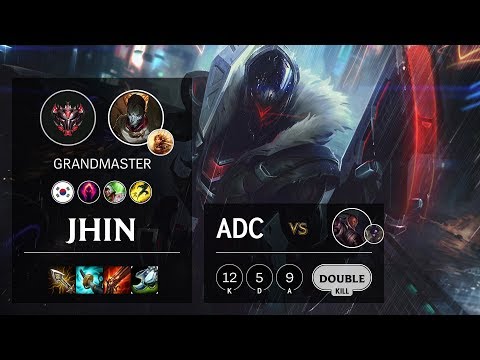 Jhin ADC vs Lucian - KR Grandmaster Patch 10.8