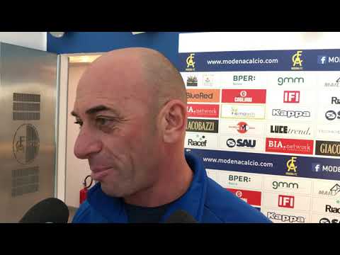 Mister Bollini in vista di Modena-Fanfulla