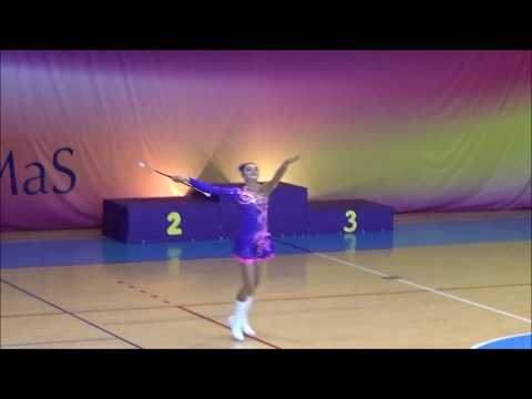 MK BELLA Turzovka 2017 - sólo baton junior (Valéria Kupšová)