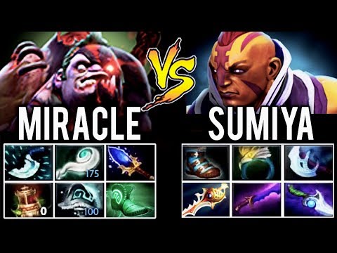 Miracle Pudge vs SumiYa Anti-Mage SECOND TIME EVER In Dota 2 History