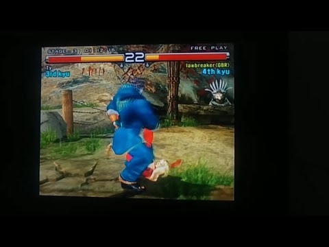 Tekken 5 King Scorpion Death Lock on Nina Alternate Ko Ryona