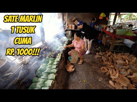 WOW!!! SATE MARLIN SATU TUSUK CUMA SERIBU RUPIAH!!!