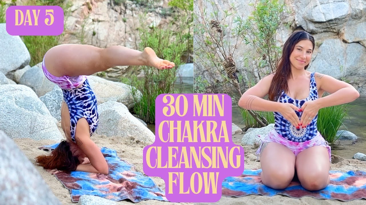 Day 5: Chakra Yoga Flow by the River | 30 Min Yoga in Nature Challenge