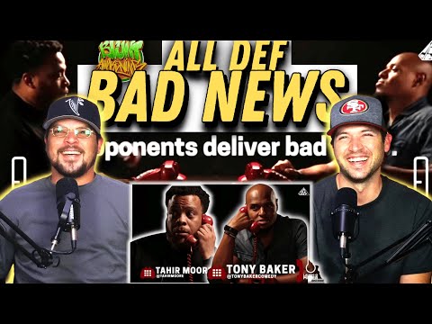 All DEF BAD NEWS Tony Baker Vs Tahir Moore - Ep. #79 [REACTION] Blunt Awakening