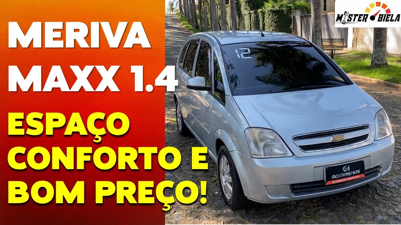 Chevrolet Meriva Maxx 1.4 (2012): Por que VC vai escolher? Suas qualidades e defeitos. ..Veja agora!
