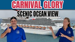 Carnival Glory Scenic Ocean View Cabin 9196 | Tall Man's Cruise Adventures