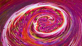 LIVING GOLD - Straight Pour NO SILICONE - Acrylic Pouring and Fluid Art for Therapy