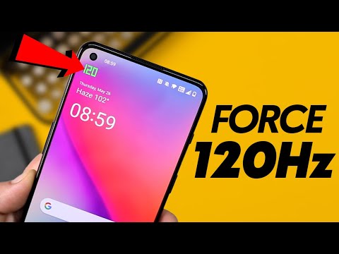 XIAOMI, ONEPLUS, SAMSUNG FORCE 120Hz in All APPS - Without PC and ROOT !!!