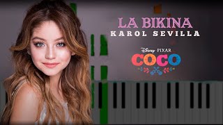 La Bikina de Coco  (Karol Sevilla) - Piano Tutorial - KeySynth