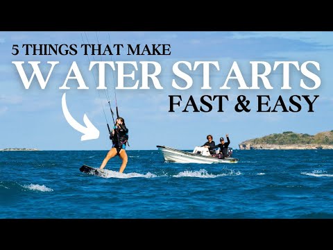 Kitesurfing: How To Waterstart (The Easy Way)