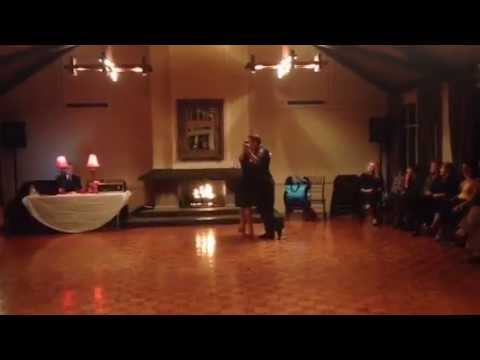  Jaimes Friedgen  and  Johana Copes  are  dancing  to  the  tango  "  Remembranzas  "  by  Osvaldo Pugliese
