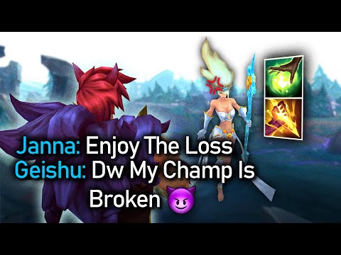 He Troll Picked Janna Jgl, So I Had To 1v9 With Sett | Geishu