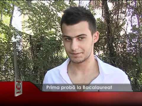 Prima probă la Bacalaureat