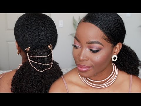 How to Achieve  A SLEEK LOW PONY TAIL ft. HERGIVENHAIR clip ins Video