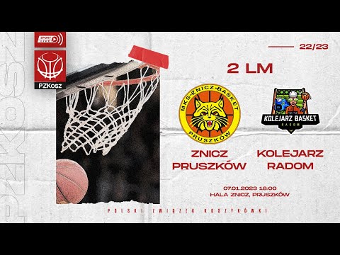Znicz Basket Pruszków - Kolejarz Basket Radom (2 LM, Grupa B, 16 Kolejka, Sezon 2022/2023)