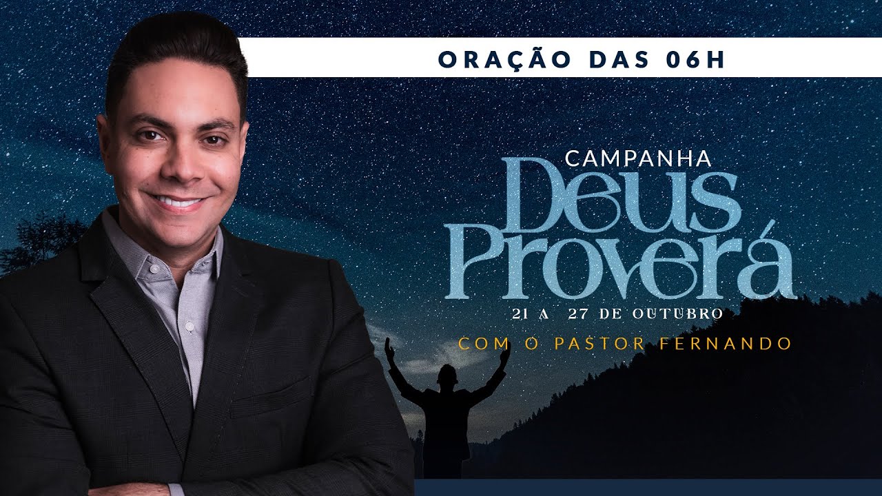 ☀️ORAÇÃO DO DIA - 27/10/2024 I CAMPANHA DEUS PROVERÁ @PrFernandoBranco