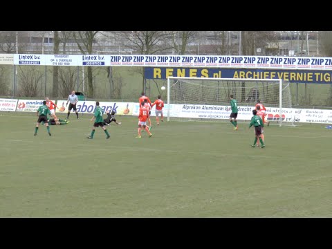 Heerjansdam A1 - Oranje Wit A2  21-03-2015  Goals en blessures
