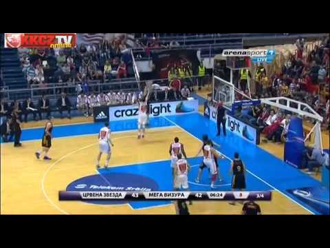 Crvena zvezda Telekom : Mega Vizura 78:61 | Ceo meč [Playoff Superlige prvi meč | 29.5.2013]