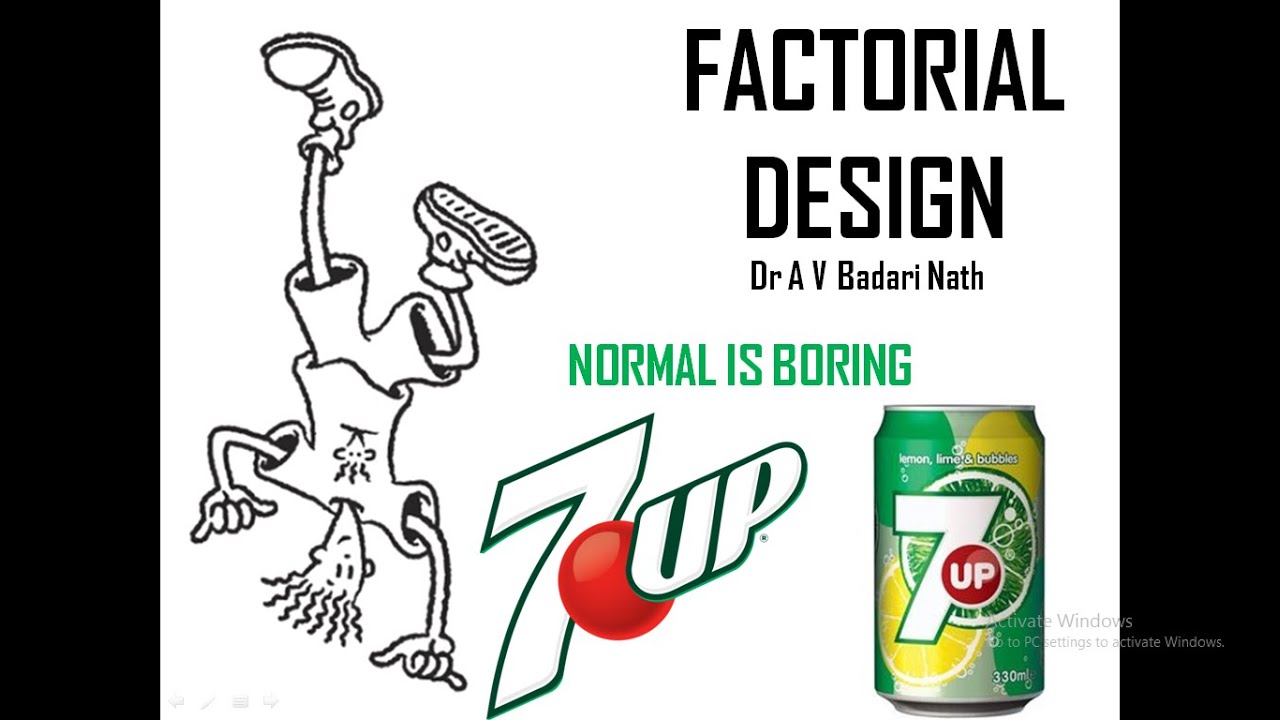 Factorial Design; Example