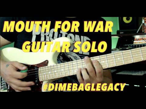 Mouth For War Guitar Solo #DimebagLegacy